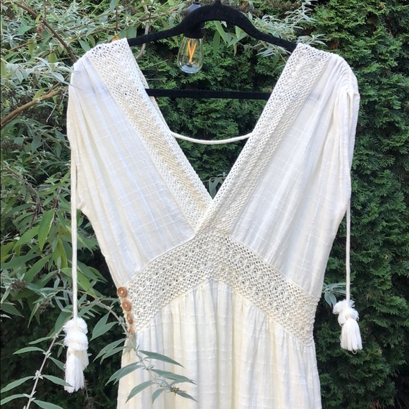 Mango pompons detailed cotton dress - Picture 4 of 8